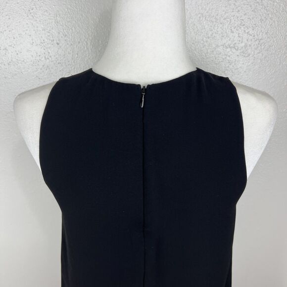 Trouve Sleeveless Blouse Women Extra Small Black V-Neck Tank Top Career Casual - Picture 9 of 11